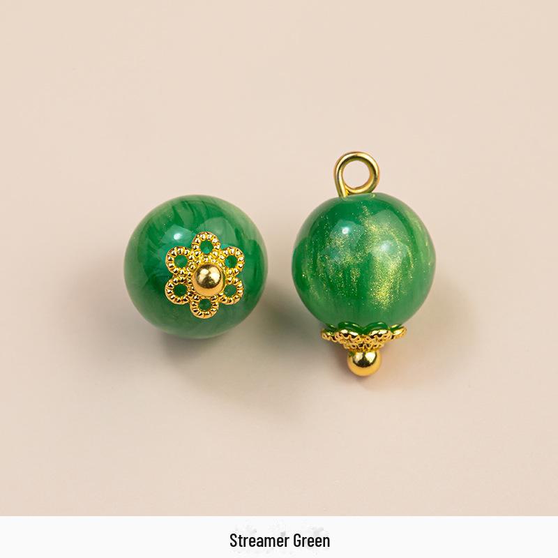 

Hengmeihe Кругла декоративна ґудзик з імітацією нефриту для ханьфу та костюма тан