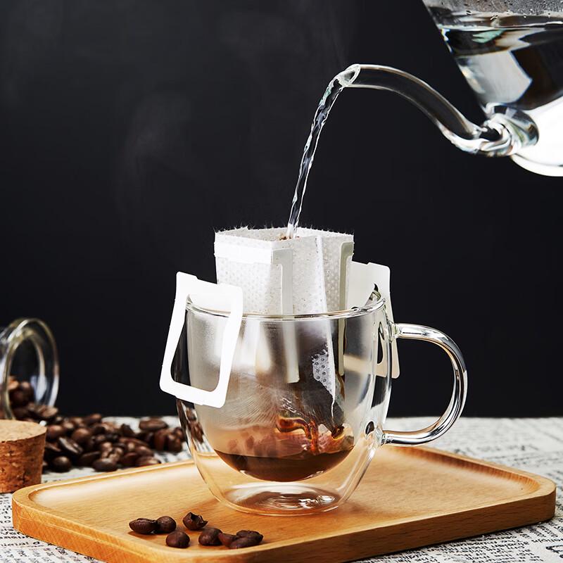 Lv Chang Ming Double-Layer Glass Coffee Mug with Handle