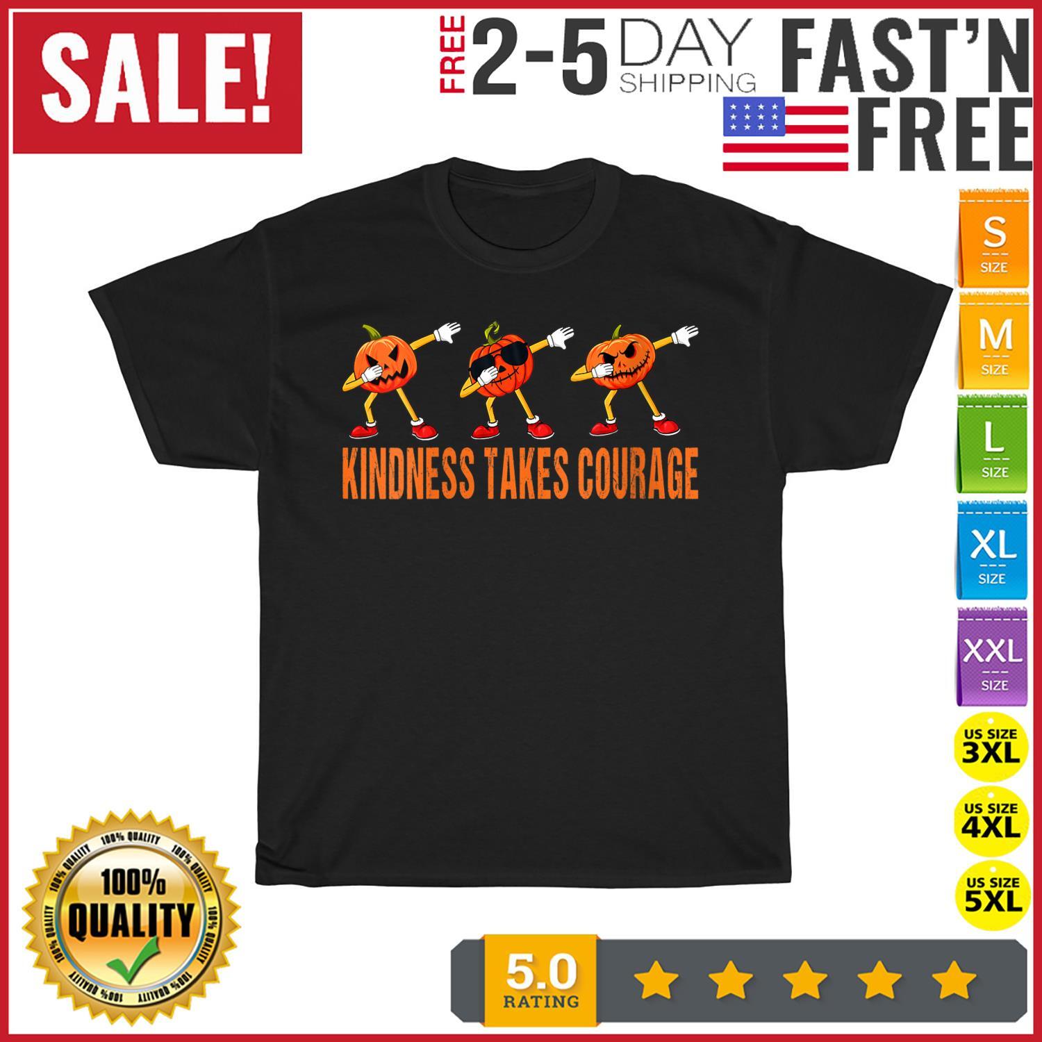 Unity Day Shirt Orange Kindness Takes Courage Kindness Day T Shirt Mens Womens Tees Top Men Women NEW XL