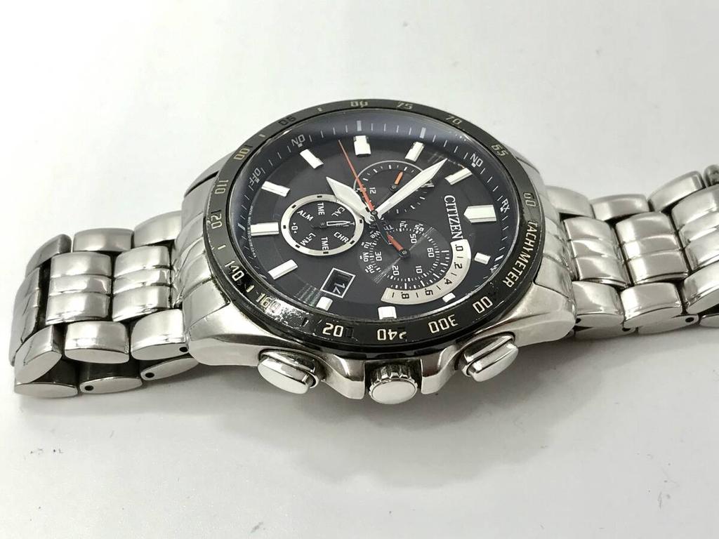 CITIZEN Solar Triple Calendar Date Watch Radio-Controlled