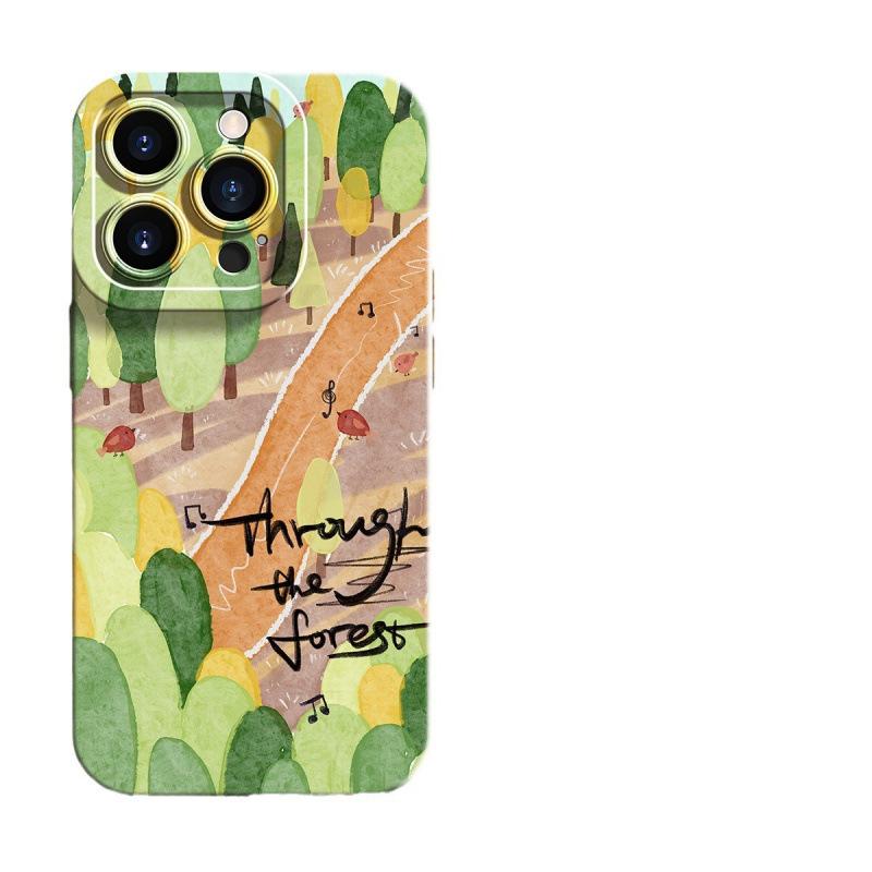 

Подходит для Apple 16/15 Plus Матовый 14 Силиконовый 13mini Чехол 12promax Чехол для телефона Apple 6G/6S