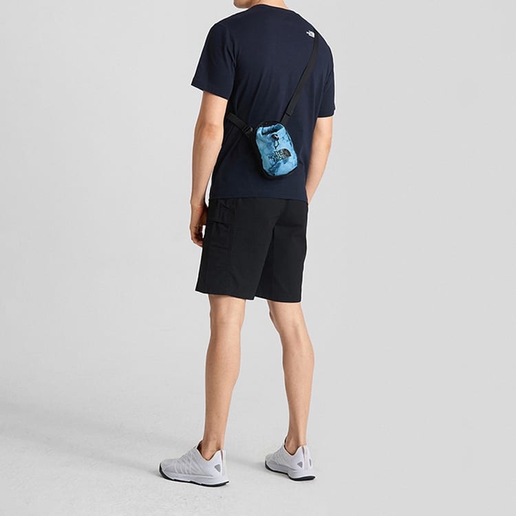 THE NORTH FACE 2L Shoulder Bag, Crossbody Bag, Outdoor Bag Fabric Blue Camouflage Unisex NF0A52RY-61S