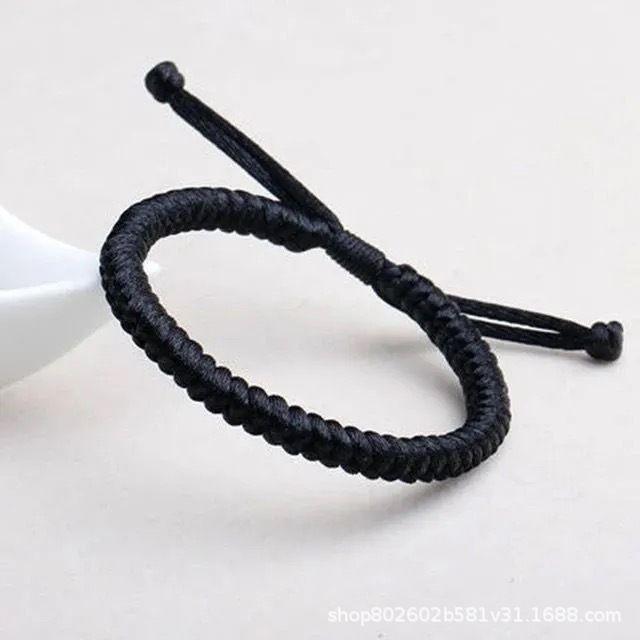 

Браслеты из ниток ручной работы, красно-черная веревка для женщин, девушек