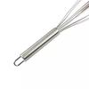 6-Wire Stainless Steel Manual Whisk for Kitchen and Cake Mixing