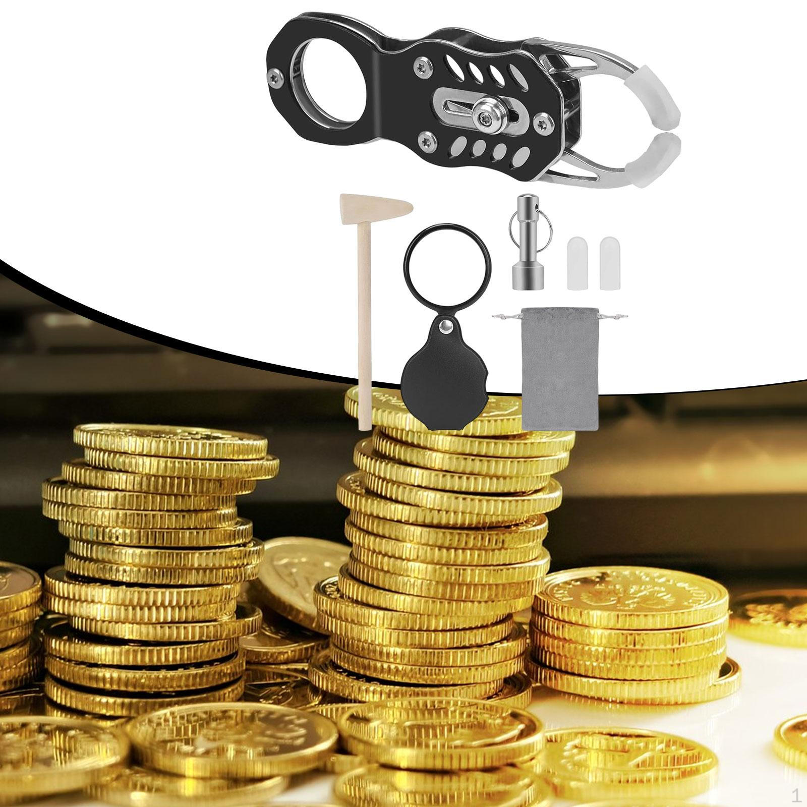 

Pocket Ping Pinger Tester Kit,Test Tool,Easy to Use,Metal,Portable,Convenience,Gold and Testing