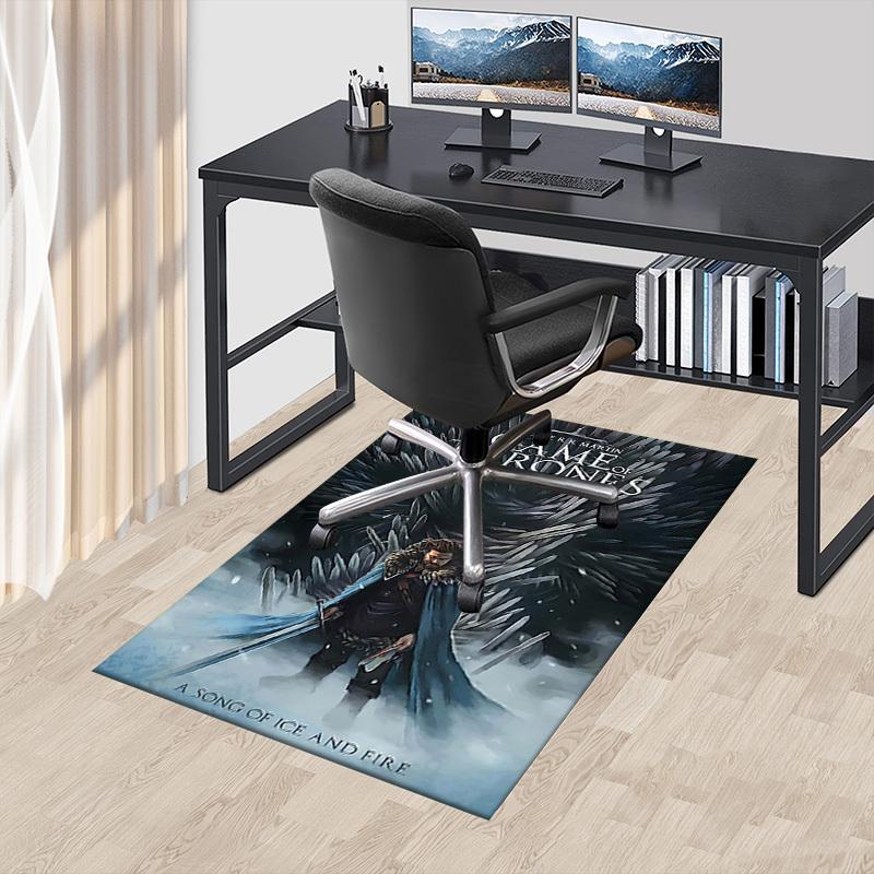 1pc Game of Thrones A Song of Ice and Fire Carpet Office Rug Mat Home Decor Area Carpet Festival Gift Office desk chair carpet Longlasting Material