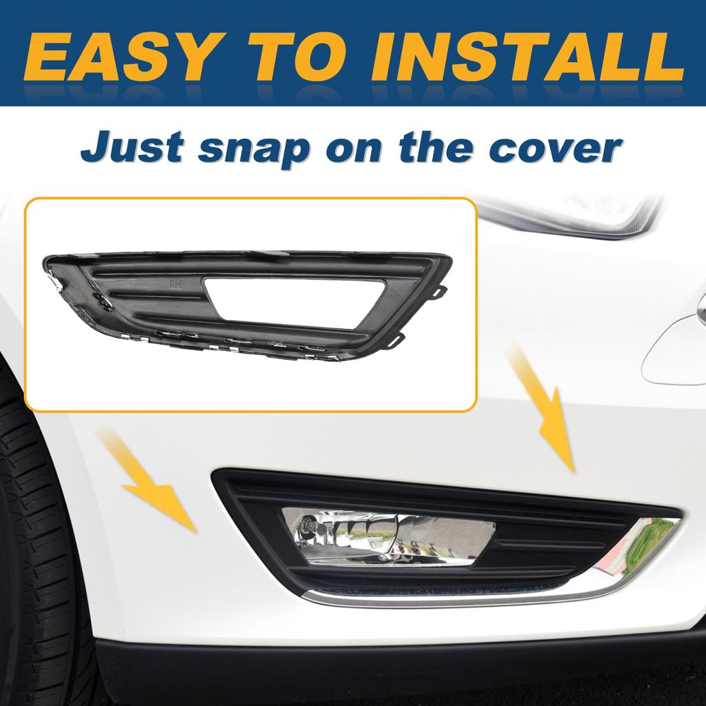 Fog Light Frame Lamp Trim Grill Cover Under Front Bumper For Ford Focus Titanium 2015-2018 FO1038157 FO1039157 Car Accessories