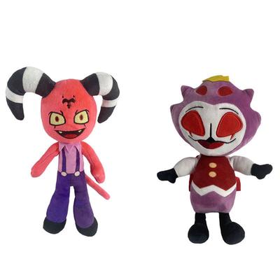 Animation HELLUVA BOSS THE CIRCUS Plüschtier Böser Boss Dämonenpuppe Im Vergleich zu Prinz Leeds