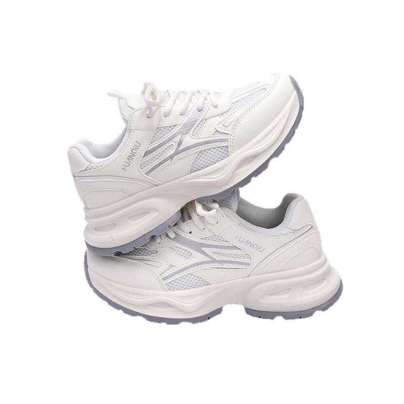 Platform dad shoes women's 2025 new spring versatile sports shoes lightweight running shoes