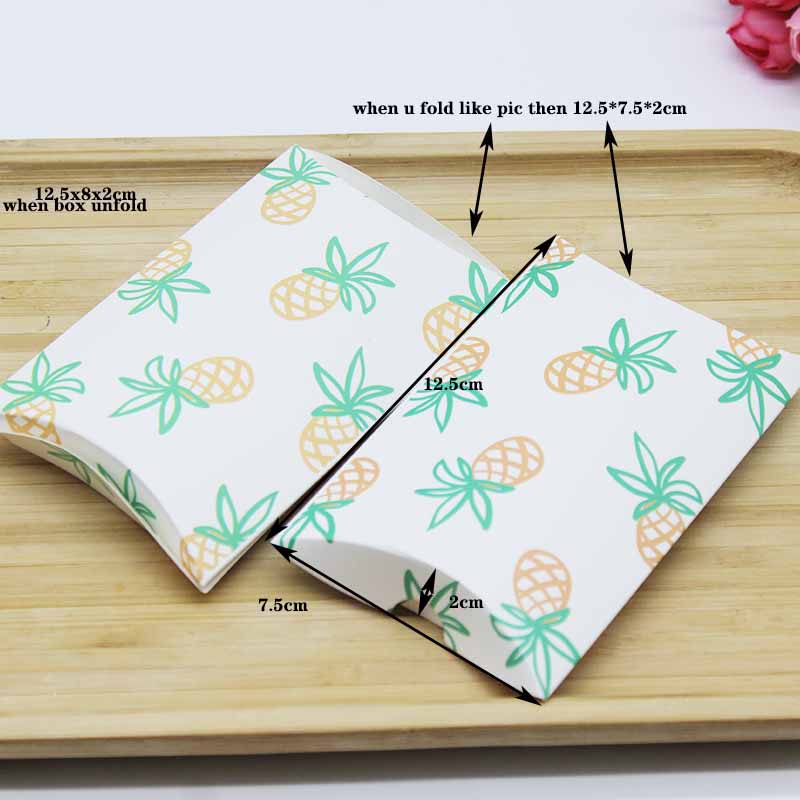 10 st nya presentaskar i kuddform DIY Handgjorda smycken halsband örhängen förpackningsask romantik För dig bröllop godisfavoriter förpackning