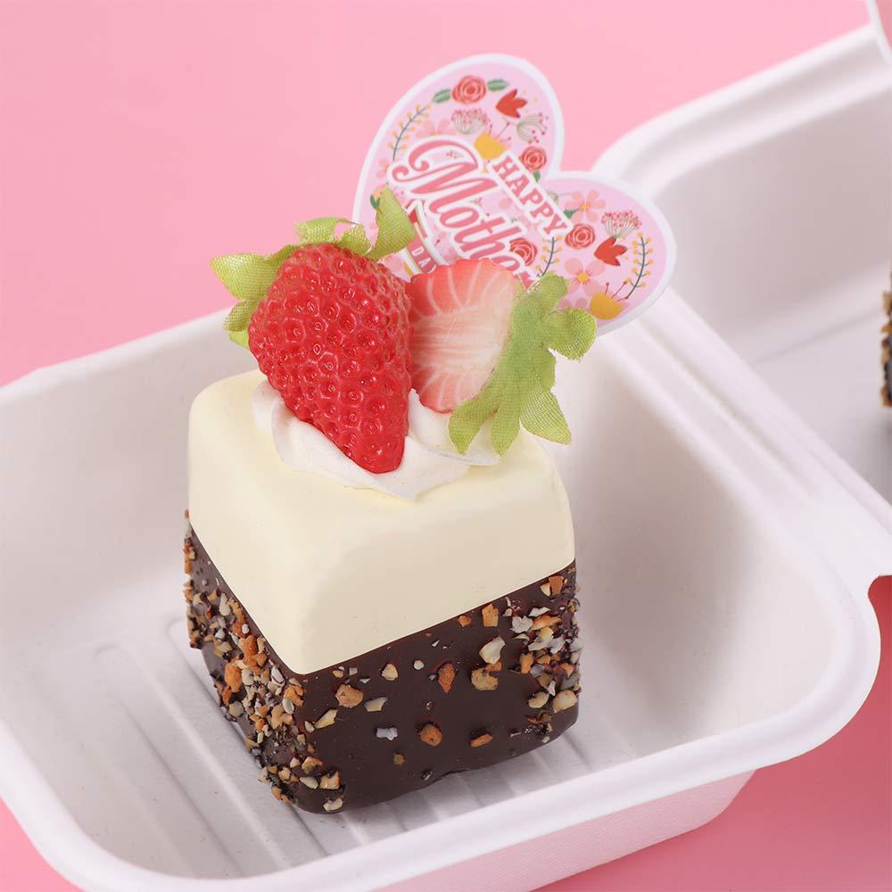 36pcs Pink Happy Mother's Day Cake Toppers Mothers Day Gift Decor Dessert Decor Supplies