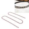 3.28ft Star Rhinestone Trim Chain 0.4in Width   Cuttable Colorfast Sew On Iron Rhinestone Claw Chain for Decoration Sewing