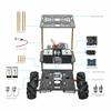OSOYOO FlexiRover Robot Car Kit for Raspberry Pi Pi 520 Motor with Mecanum Servo High Capacity System Pi Not – 2/3/4/5, Encoder, Wheel, Support,