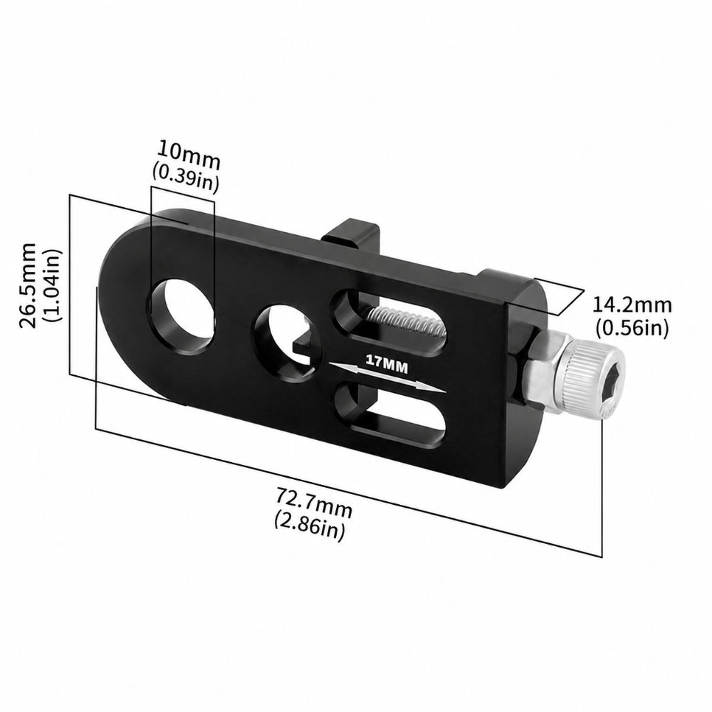 2PCS Aluminum Alloy,Stainless Steel Bicycle Chain Tensioner for BMX ,fixie Bikes