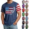 Top casual da uomo a girocollo, leggero, traspirante, a maniche corte