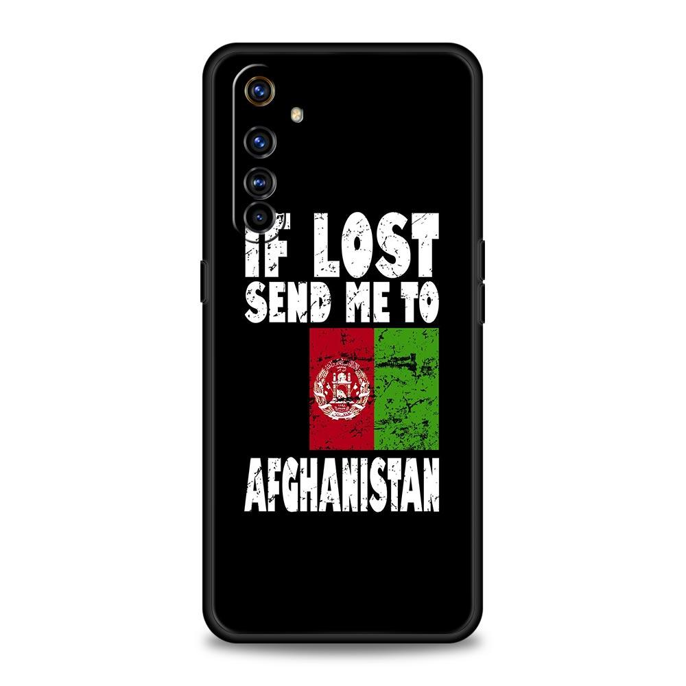 Afghan Afghanistan Flag For Realme 11 10 9 8 5G 7 6 GT2 Pro Plus C21 C11 C25 C35 Soft Cover For Realme GT Neo 2 3 3T Phone Case