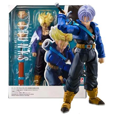 SHF Dragon Ball Z Figur Super Saiyan Trunks Actionfigur Bewegliche PVC Sammlung Anime Future Boy Torankusu Figuren Modell Spielzeug