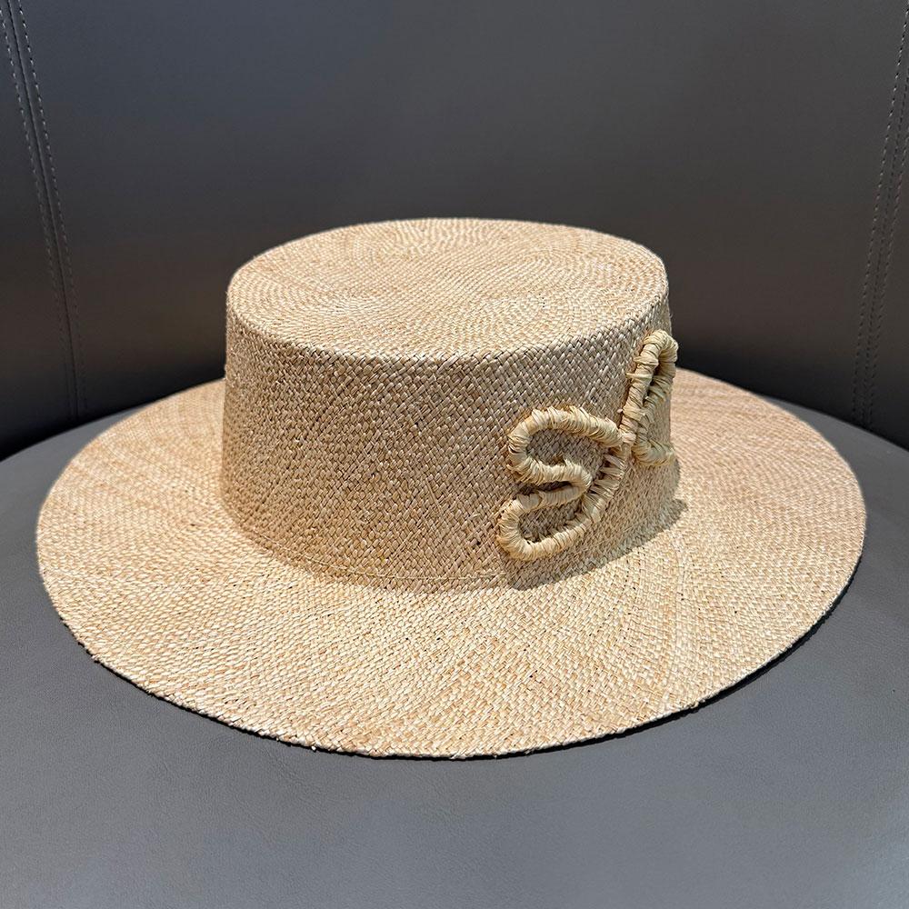 My Extreme Outdoor Activities Women's 2026 New Summer Natural Straw Wide Brim Handmade High Quality Boater Hat For Sun Hat Sombrero Mujer Playa Boater Hat 54-58Cm