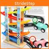 Floor Fun Six Racing Car Glider Track Set Children Puzzle Toy For Boys And Girls