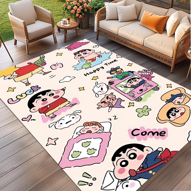 Cartoon comics Print Rug, Washable Floor Carpet, For Entryway Dorm Laundry Room Office Study, Home Decor Birthday Christmas Gift