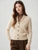 Women's Cashmere Sweater: 2026 Autumn/Winter Shawl Collar Cable Knit Cardigan - Versatile, Flattering, and Warm.