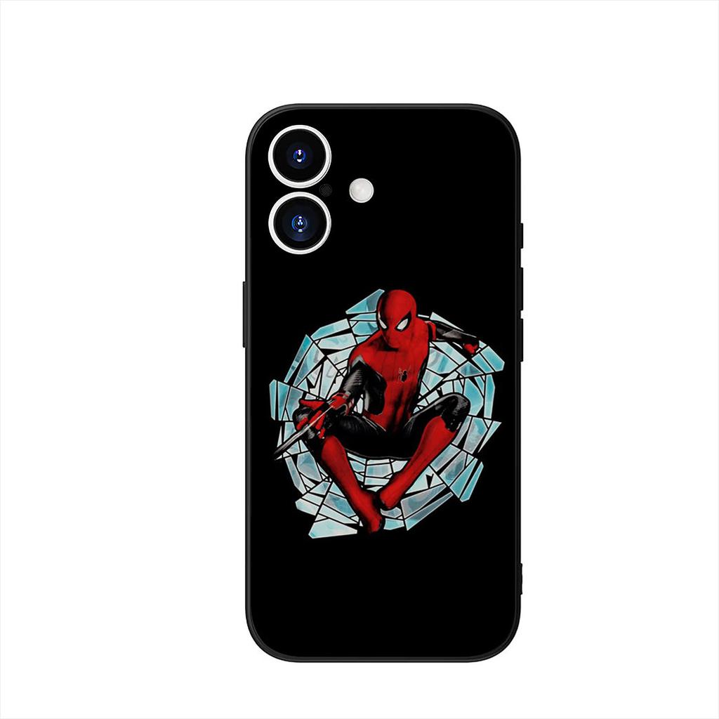 Cover for Apple iPhone 16 15 14 Plus 13 12 Mini 17 Pro Max + 16E Air 16+ ProMax Case Super hero Marvel Spider Man Spiderman