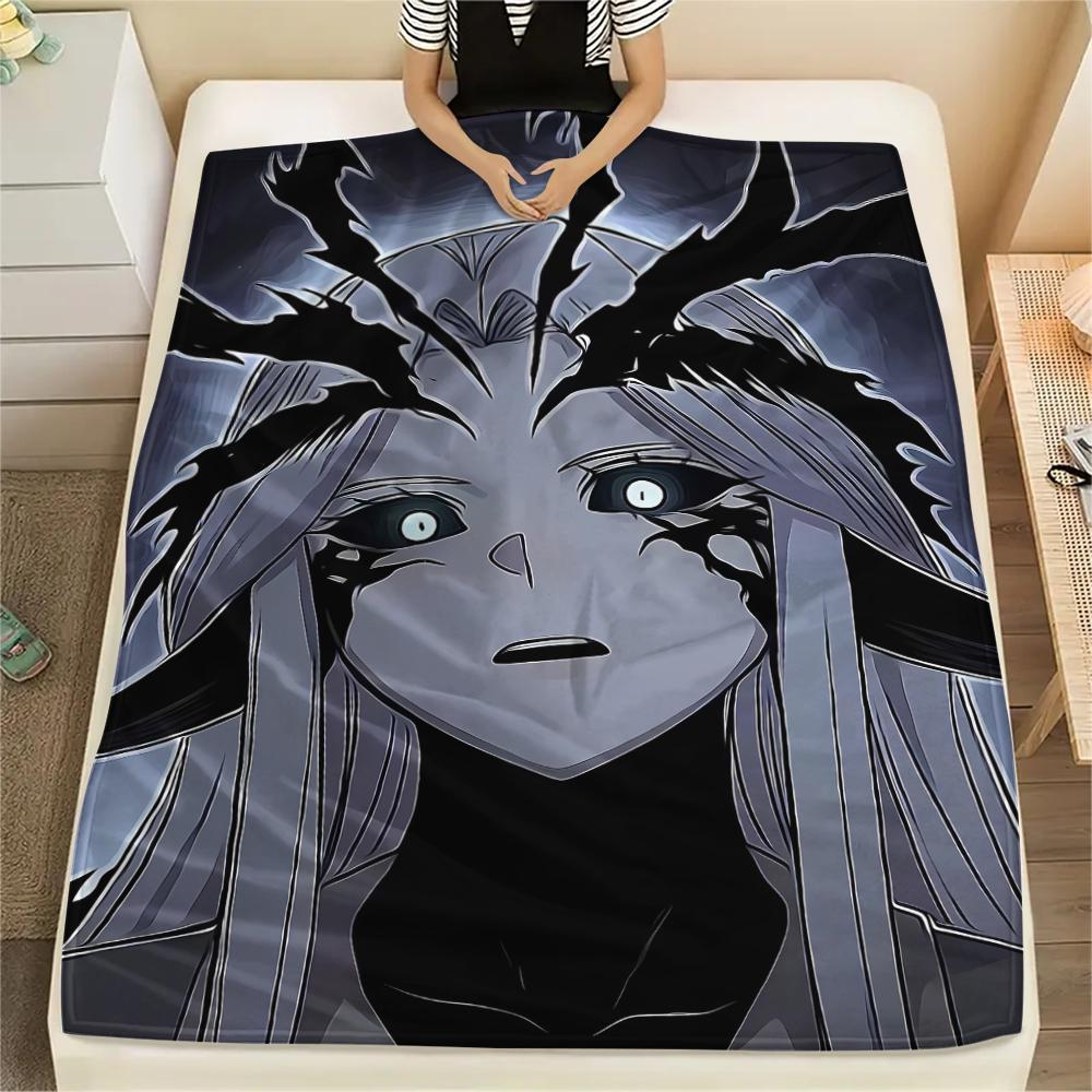 

1PC OVERLORD Print Flannel Blanket, High quality All Seasons, Home Decor, Warmth and Comfort, Perfect for Christmas Gifts 80cm x 120cm