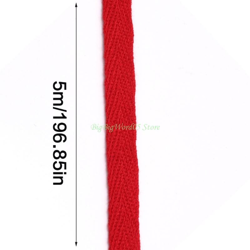 24TE Soft Cotton Bias Tape for DIY Garment Cuff Collar Hemming Sewing Craft Projects