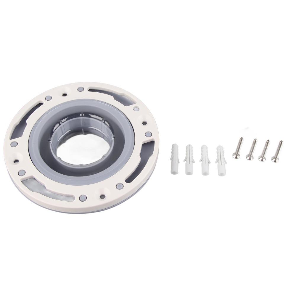For 4in 5in 3in Pipe Toilet Flange ABS Silicone Material Toilet Flange Kit  Waste Pipe Connection
