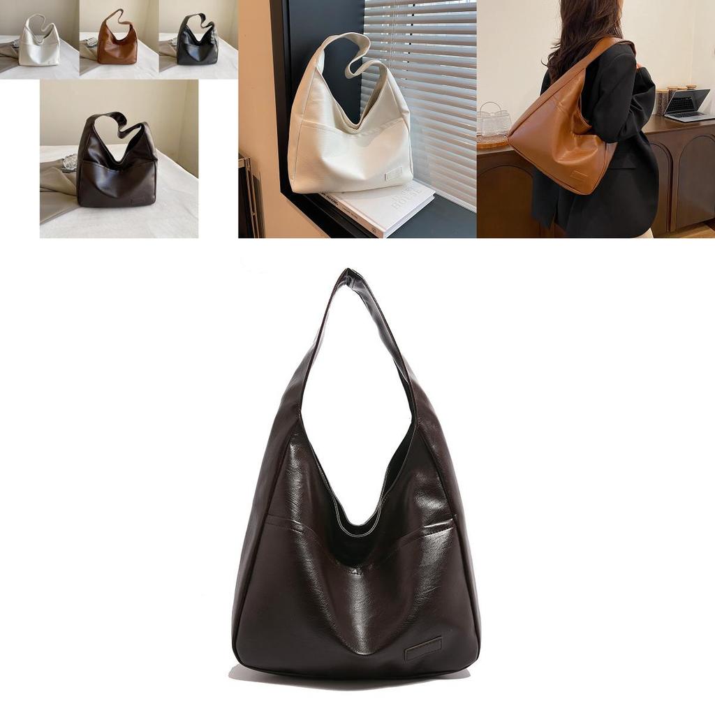 Chic Vintage Inspired Single Shoulder Tote Bag For Women Stylish Pu Fabric Design