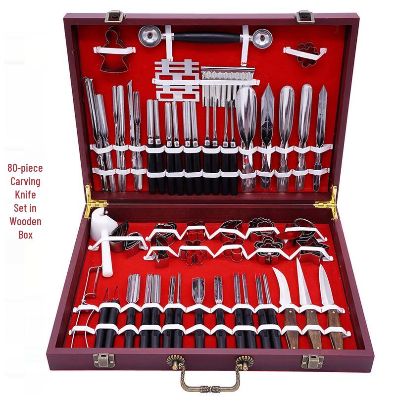 

Набор инструментов для карвинга по еде и фруктам Lijia, 80 предметов