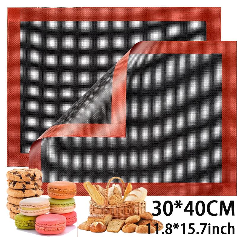 

Перфорированный силиконовый коврик для выпечки с антипригарным покрытием, подкладка для духовки, кухонные принадлежности для выпечки, аксессуары, инструменты, кондитерская подставка для печенья