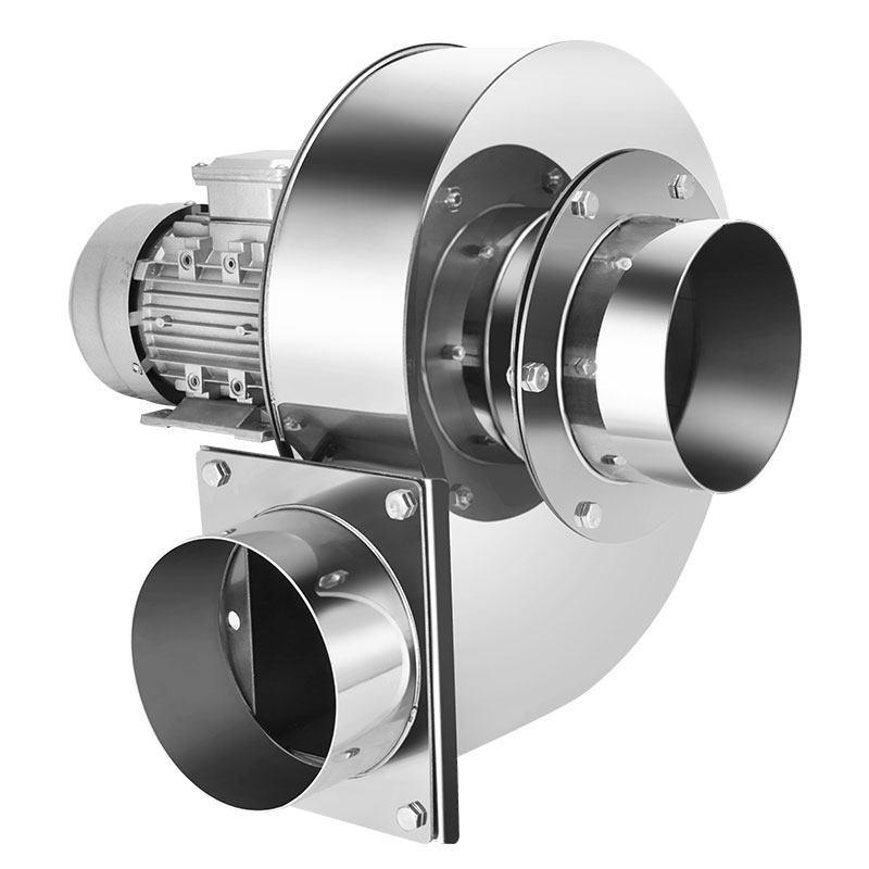 304 Stainless Steel High-Temp Resistant Induced Draft Fan, 220V/380V Industrial Centrifugal Smoke Exhaust Combustion Chimney Fan