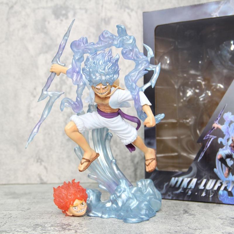 Series 2 Helios Nika Anime Game Acrylic Stand, Action Figure Toy, One Piece Luffy PVC Acrylic Desktop Stand, Nika Luffy Toy Figures