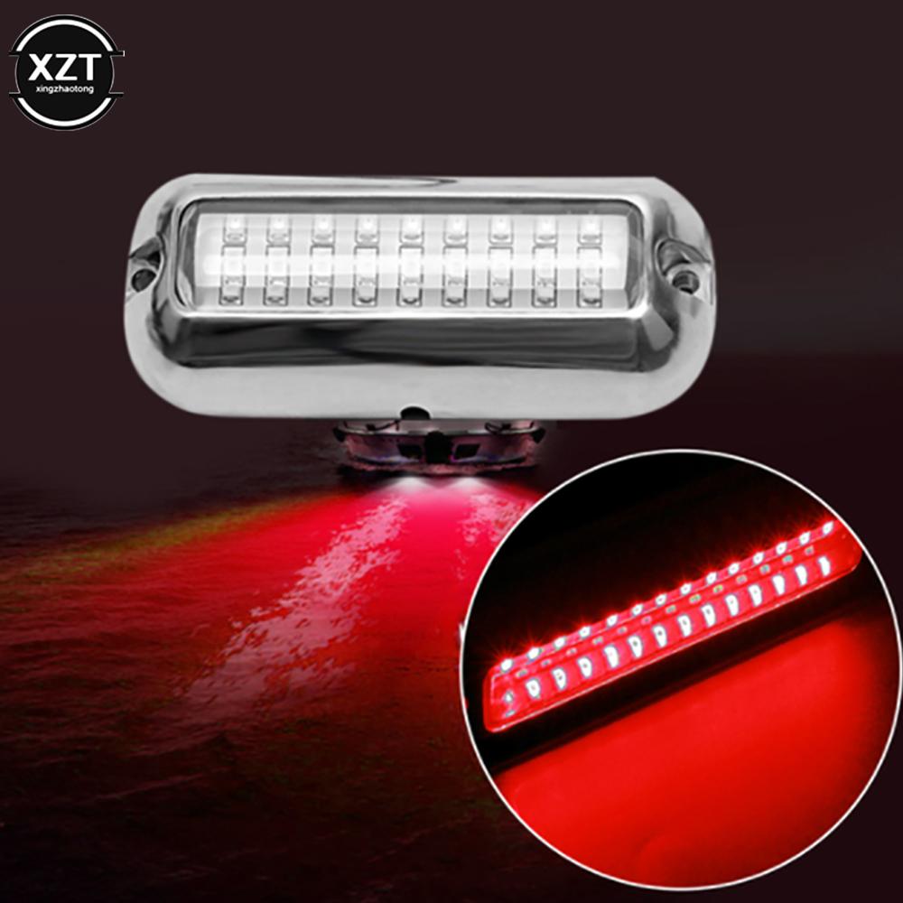 12V24V Underwater Light Speedboat Boats Lamp LED Navigation Ship Stainless Steel Waterproof Electric Light Ship Accessories