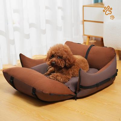 Trasportino portatile per gatti e cuccioli, 23,6x23,6x9,8 pollici, per viaggiare, traspirante, multiuso