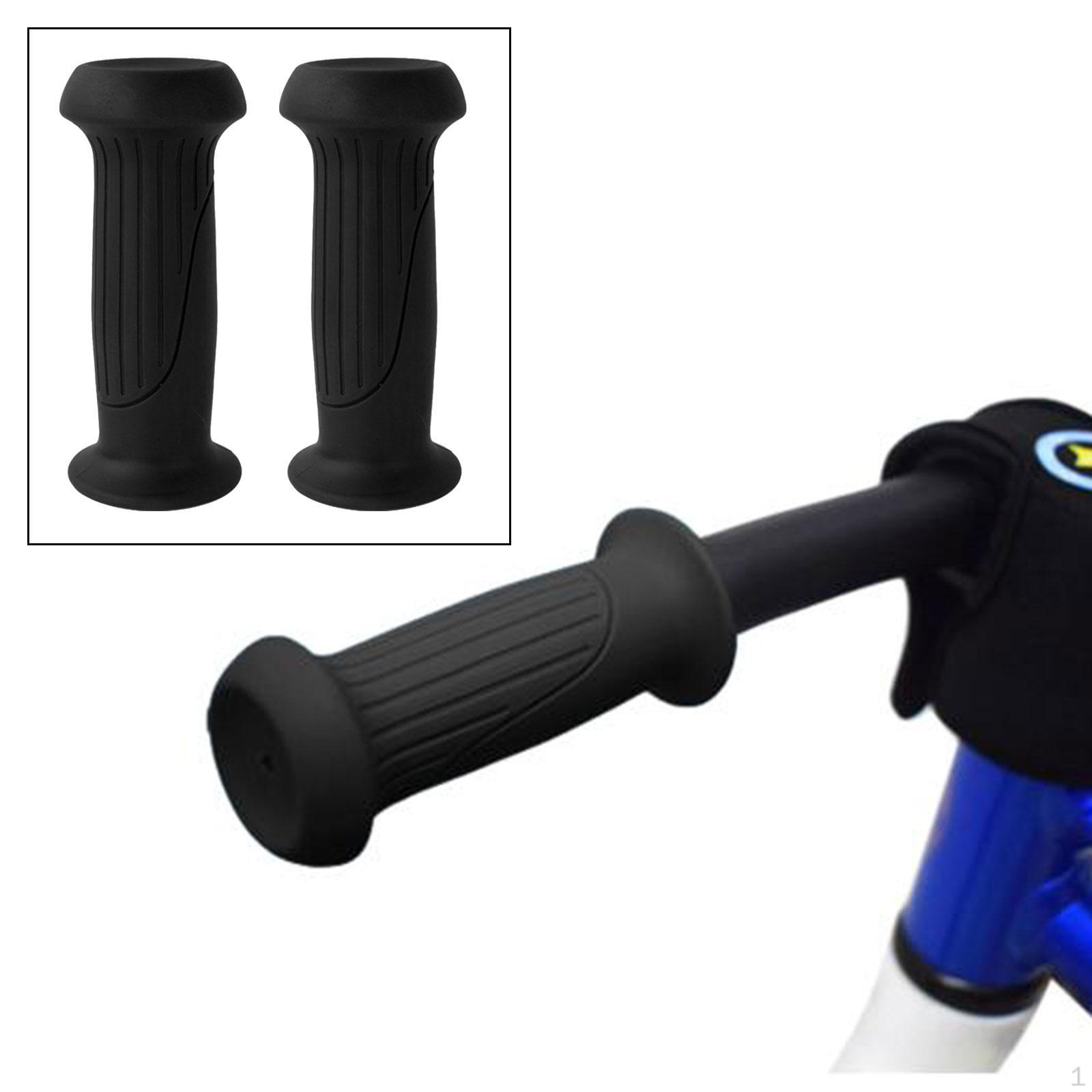 

1 Pair Kids Bike Handlebar Grips, Grips Cover, Wear Resistance 9.7cm Sleeve, Bicycle чорний