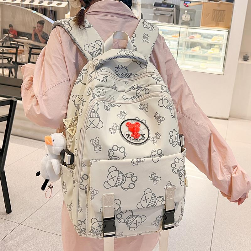 Children Elementary School Students Girls Junior High School Students Printed Backpack College Students High School Students Backpack