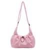 Soft Corduroy Handbags for Women 2026 Winter New Y2K Korean Fashion Travel Shoulder Bag Casual Style Crossbody Bag