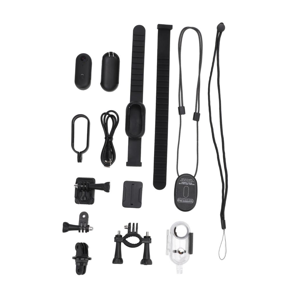 Small Sport Action Camera ABS Loop Recording 120 Degree Wide Angle Maximum Support 256GB 8MP 4K Cat Collar Camera for Outdoor