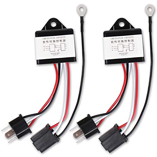 

Реле преобразования полярности MOVOTOR, Многорелейный блок для транспортных средств с отрицательным управлением H4 12V HID Фара Положительное управление для переключения Hi/Lo, Комп