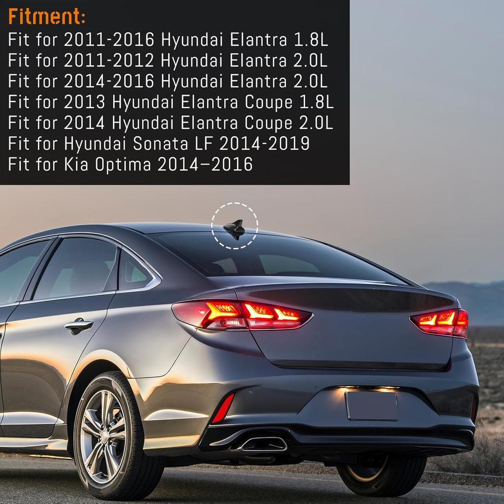 Shark Fin Antenna Cover,Car Roof Antenna Caps Compatible with Hyundai Sonata LF 4Doors Sedan 2014-2019,for Elantra 2011-2016;for Kia Optima