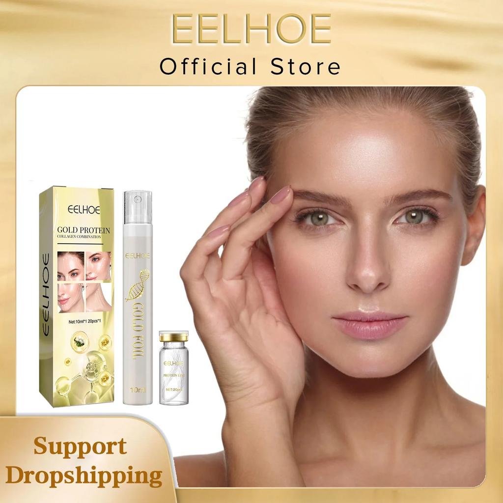 EELHOE Protein Thread Lifting Kit Face Lift Firming Absorbable Anti-Aging Facial Serum Collagen Wrinkle Remove Skin Care Essence