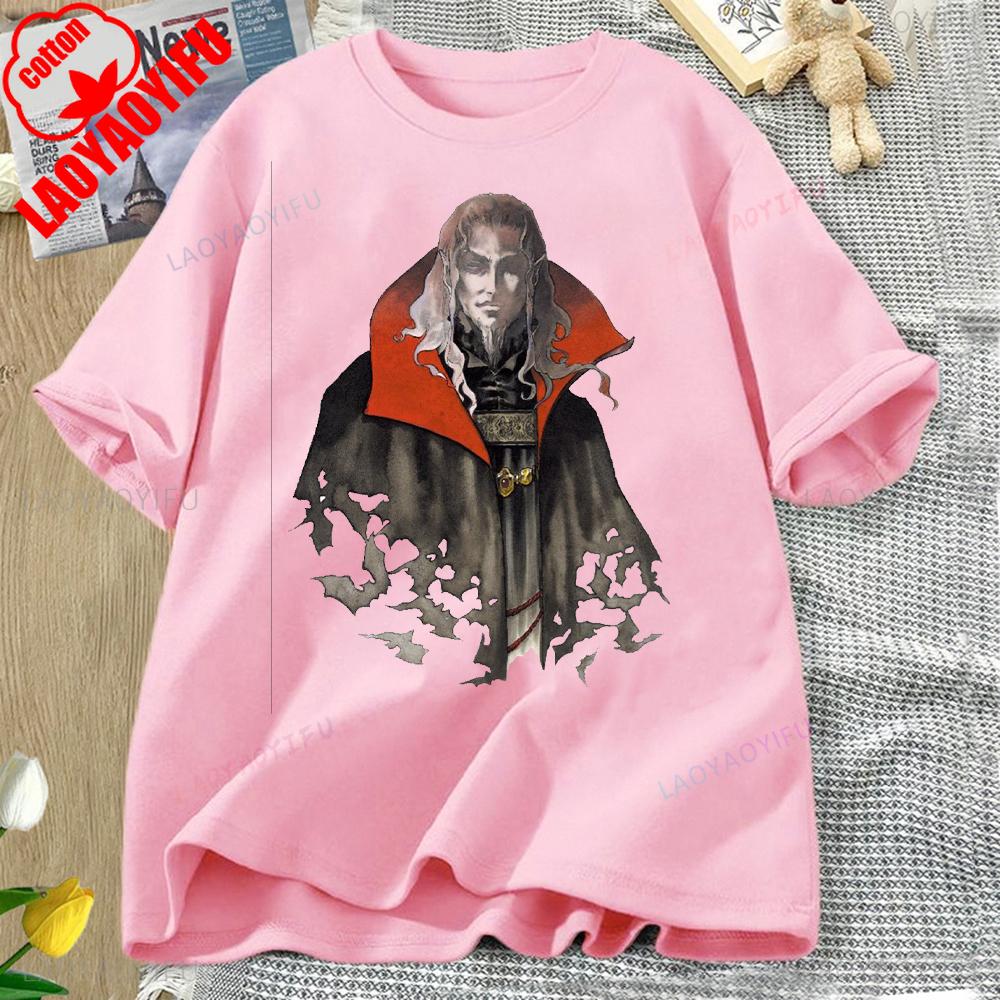 Castlevania Alucard Printed T-shirt Tops Castlevania Alucard Two-dimensional Casual for Daily Wear and Casual Outings