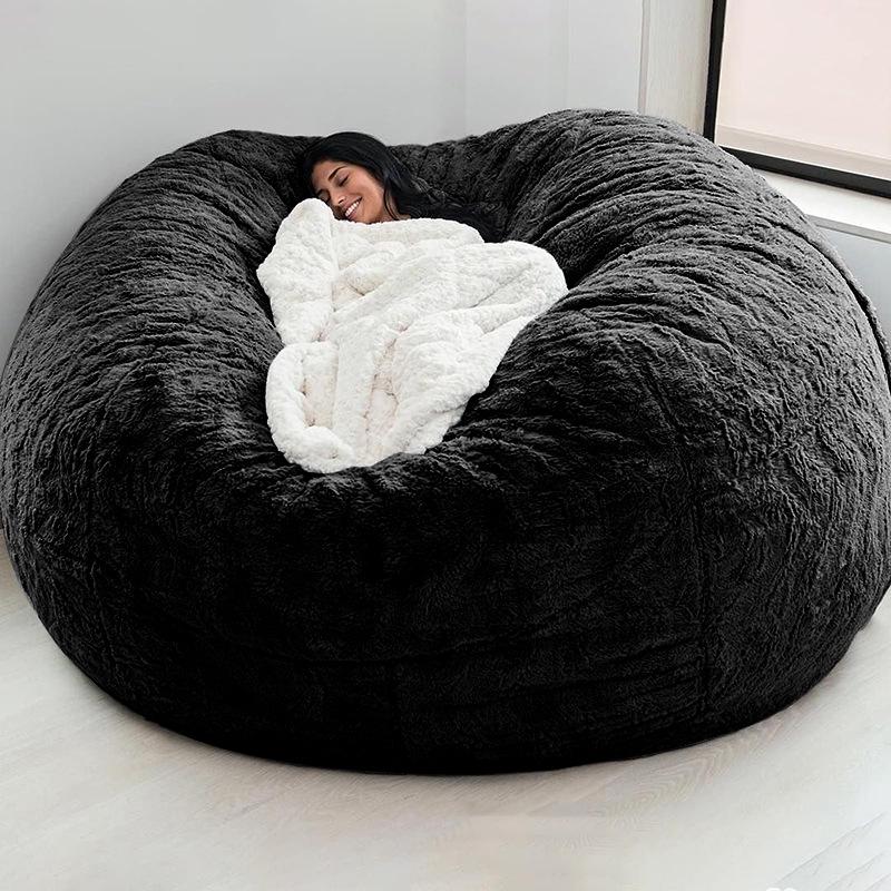 Extra Large Plush Bean Bag Chair Cover - No Filling Included
