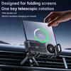 Fold Screen Car Fast Wireless Charger Dual Coil Stand For Samsung Galaxy Z Fold 6 5 4 S24 Ultra iPhone 16 15 14 Pro Max Xiaomi