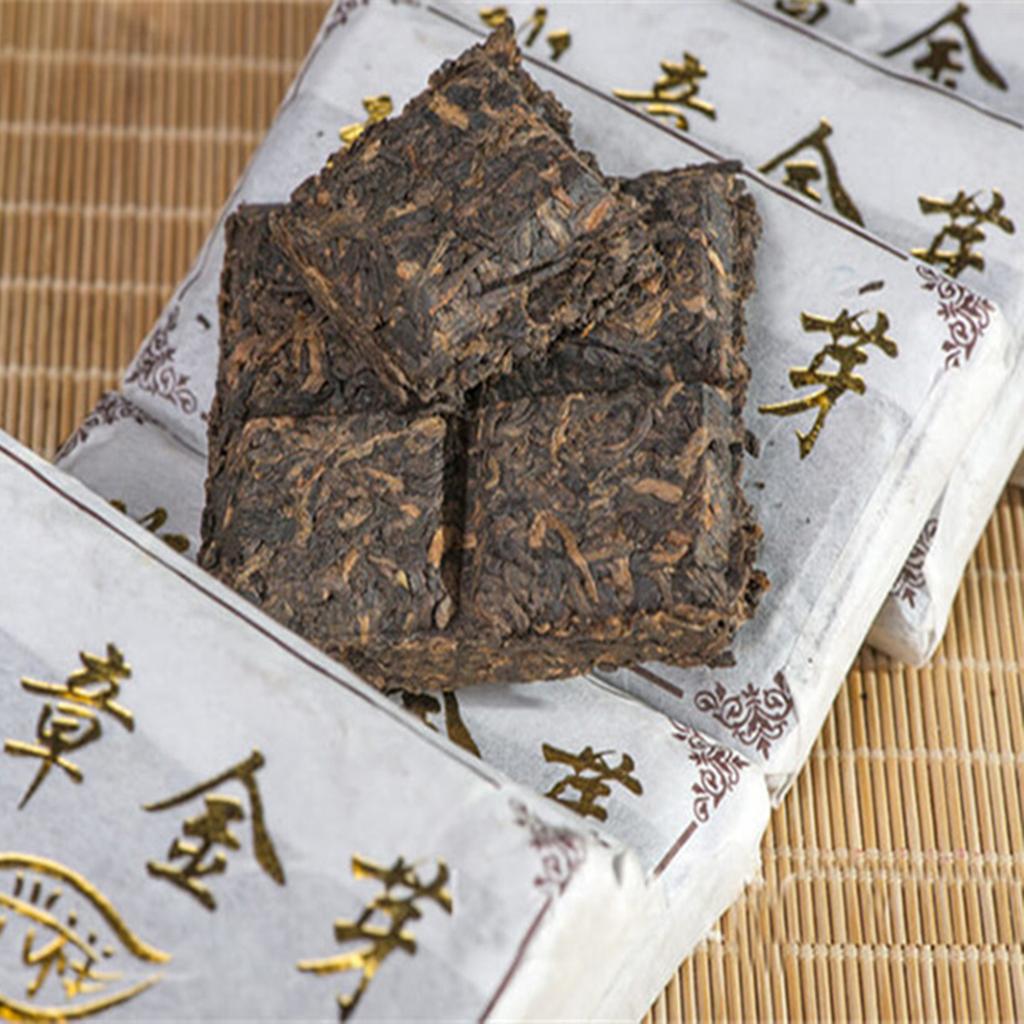 English Title: 50g Ripe Pu'er Tea LaoBanzhang Golden Bud Old Pu'er Health Care
