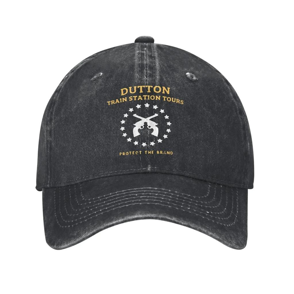 Ayellowstone Dutton Ranch Vintage Brand Baseball Caps Distressed Washed Caps Hat Outdoor Activities Adjustable Fit Sun Cap