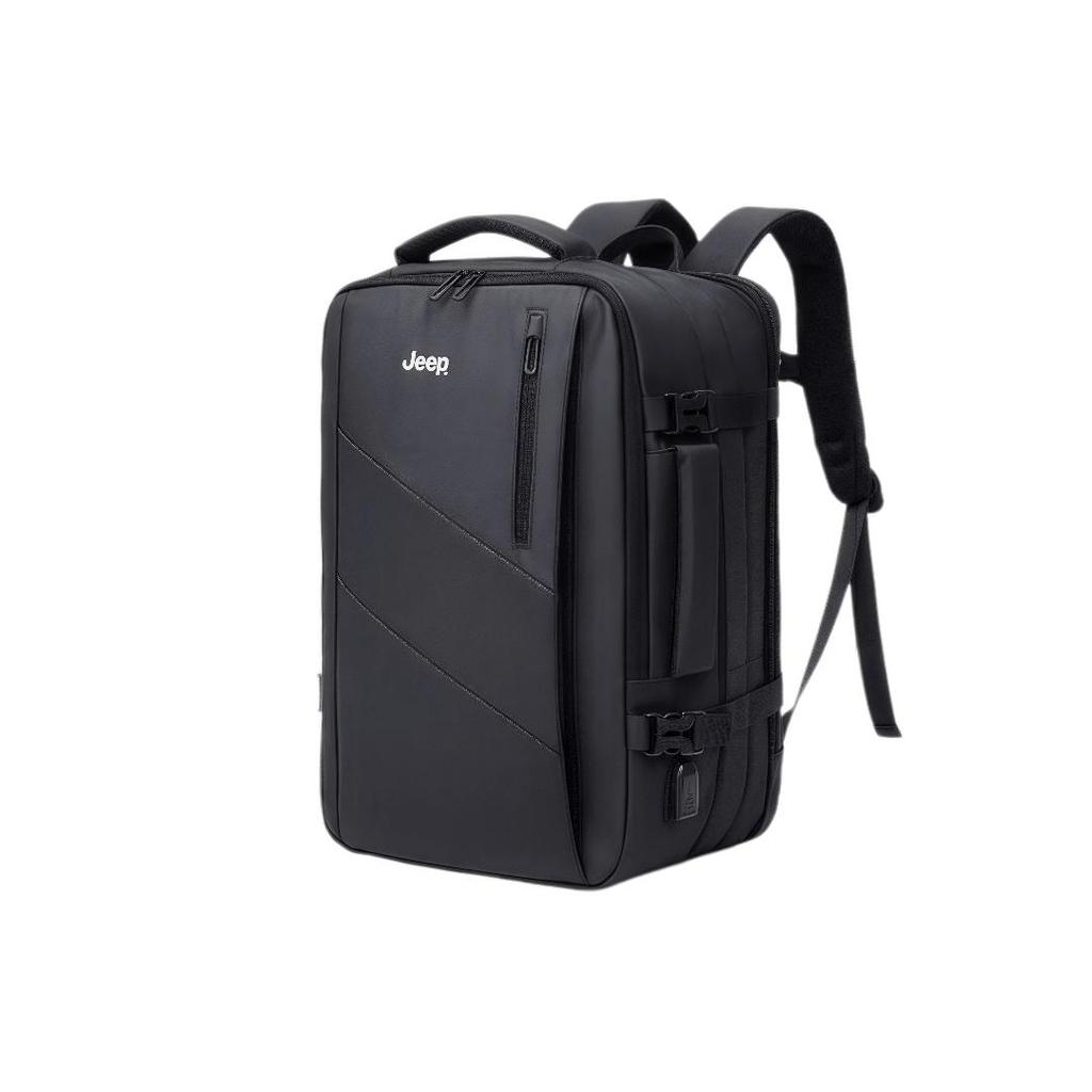 JEEP Travel Backpack, Large Capacity, Business Trip, Laptop Bag, Luggage Bag, Black
