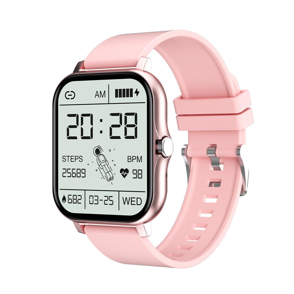 Nuovo Braccialetto Smart Watch Pedometro Monitoraggio Frequenza Cardiaca Chiamata Bluetooth Schermo Touch 1,69 pollici Smart Watch Per Uomo Donna Orologio
